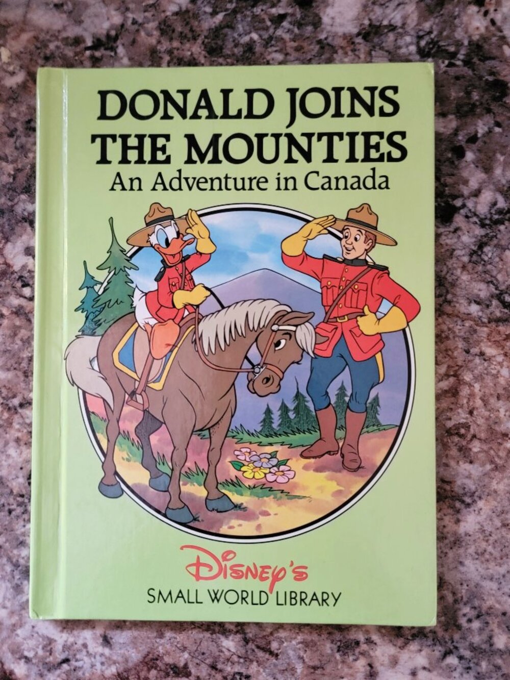 Vintage Disney's Small World Library Hardcover Books-Set of 3-1990s